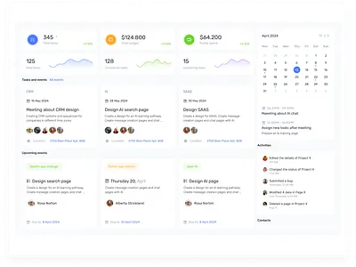 Dashboard Task Statistic | Analytics adsdashboard design balance bitcoin creative crypto dashboard dashboard design design organize productivity tool saas savina designer software team tool trade ui uxdesign wallet website