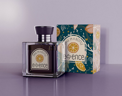 Essence Perfume Product Design adobe illustrator adobe photoshop branding graphic design illustration logo product