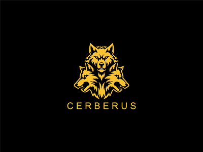 Cerberus Logo animal beast cerberus cerberus logo corporate creature fantasy gaming logo guardian illustration myth professional strength wild wolf wildlife wolf heads wolf three head wolfpack wolfpack logo zoo
