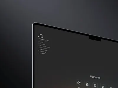✦ [wip] — 2024. MacBook Pro wallpaper. apple hugomrvt mac wallpaper macbook minimalist ui wallpaper webdesign