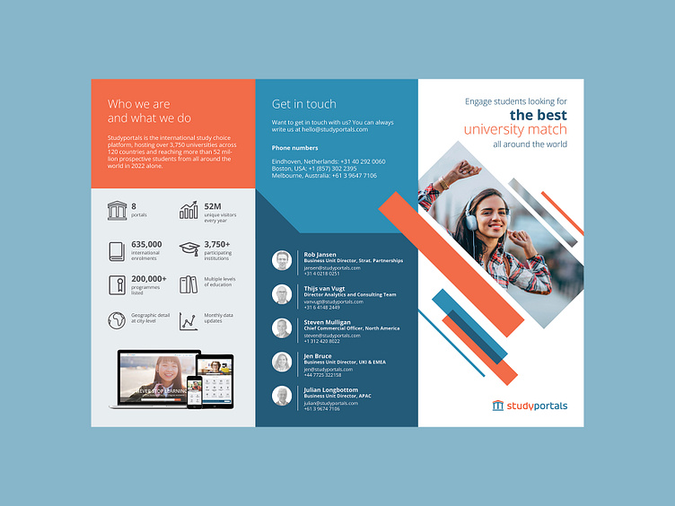Studyportals by Ksenija Homutova on Dribbble