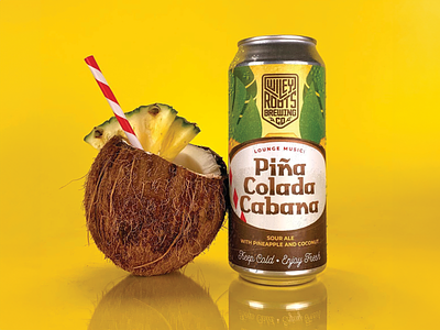 Piña Colada Cabana - Product Photo beer branding label packaging photography product