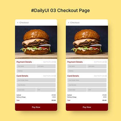 Daily Ui 03 Checkout Page checkout graphic design page ui ux