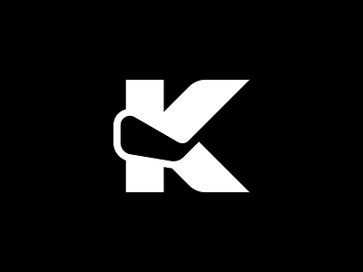 Golf K Letter Logo champion design golf golf logo golf stick icon k k letter k logo logo logo design logodesign minimal minimalist logo monogram sport