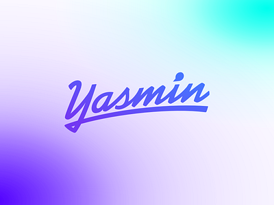 Yasmin Letter branding design letter lettering logo politics yasmin