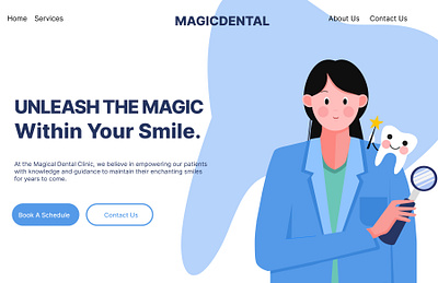 Dental Clinic Website - Homepage