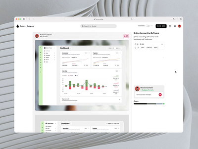 Flames Design - Concept Work animation app crm dashboard minimal platform product saas ui ux