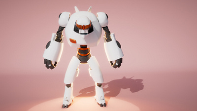 Runo 3d animation avatar blender brand c4d cartoon cgi character design design fuegomotion mascot maya meca preview robot runo scifi