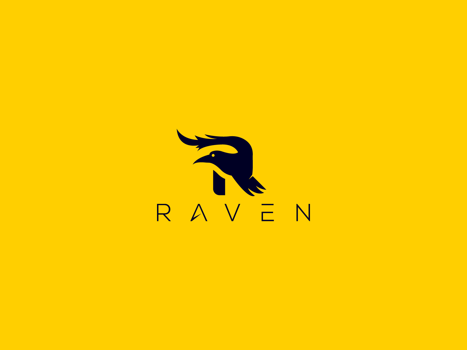 Example of We Will Create Custom Raven Logo