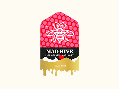 Hunny pt. 3 branding honey label logo