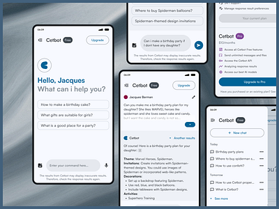 🤖 Cetbot - AI Chatbot Mobile Application ai app application artificial intelligence chatbot chatbot app design material design mobile ui ux ui design ui ux design