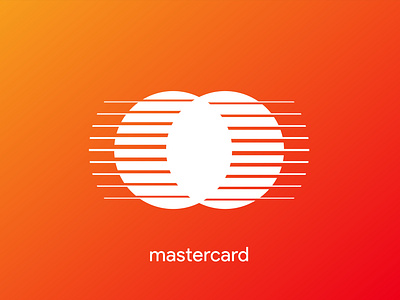 mastercard logo redesign app icon branding clean currency finance flat illustration logo design mastercard minimal modern logo money overlapping logo print redesign simple vector web