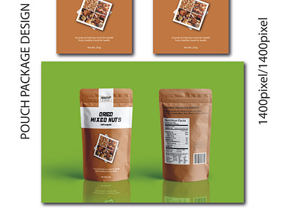 Pouch Package Design. 3d adobeillustrator adobephotoshope animation branding design graphic design graphics illustration logo mockup motion graphics package packaging pouch social media poster design ui ux vector