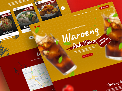 Cafe Web Design | Warung Makan UI Design - FlexStudio.ID attractive design cafe web design modern ui ui ui design ui ux web ux ux design web design website