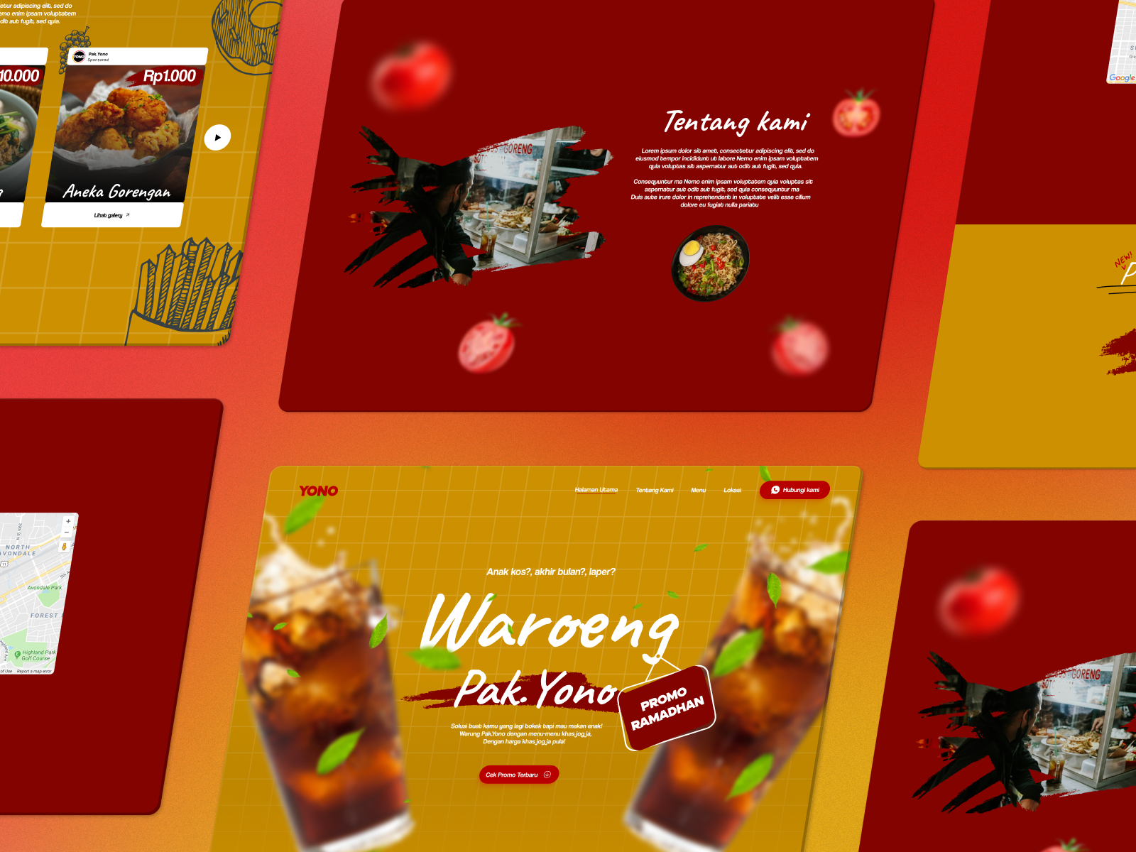 Cafe Web Design | Warung Makan UI Design - FlexStudio.ID By Flex Studio ...