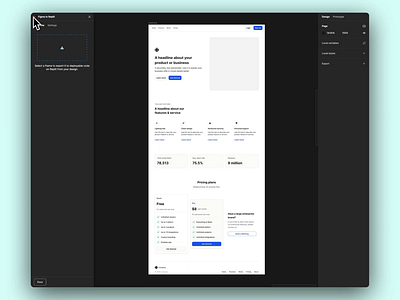 From Figma to Responsive React with Replit Plugin branding components design design system figma interface nocode react ui ui kit ux