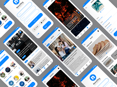 News2day Redesign with Improved User Interface android application case study figma news redesign ui userexperience userinterface ux