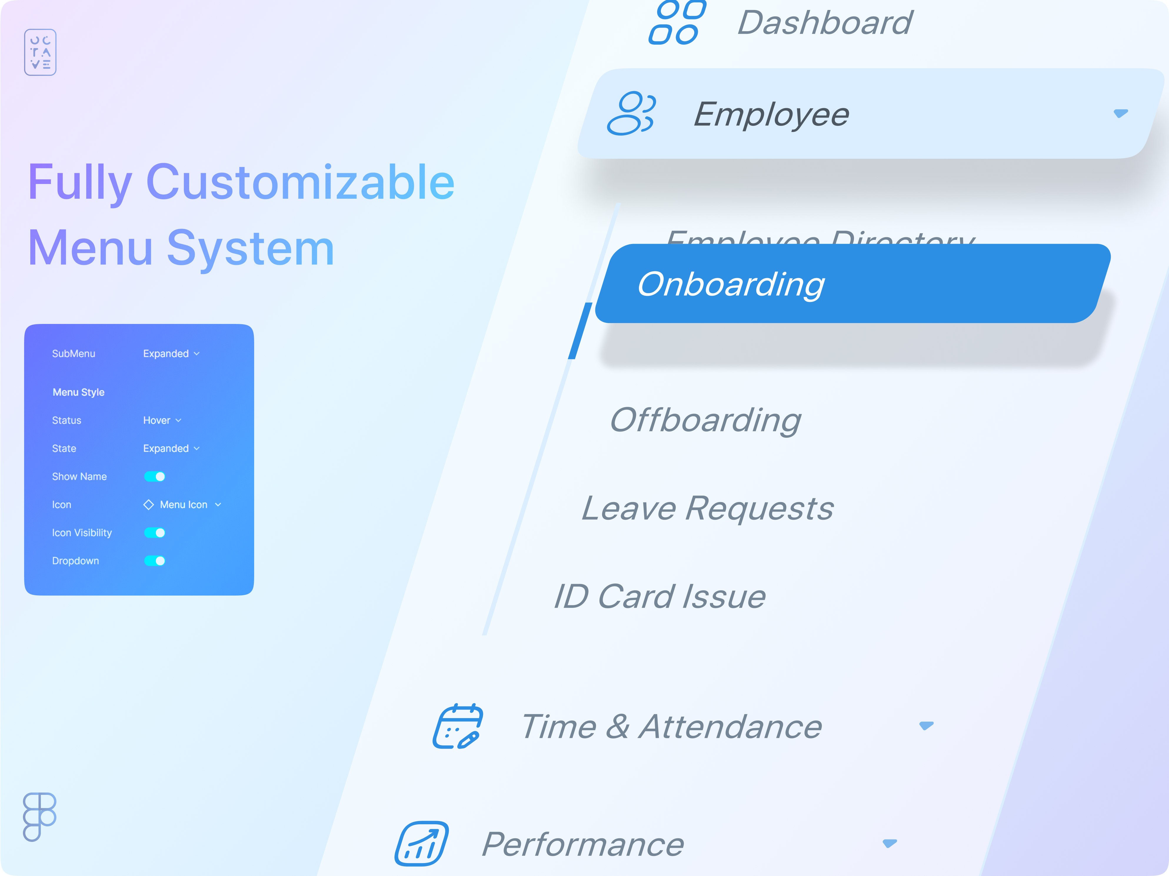 Dashboard Sidebar Navigation - Ethereal HRMS ai ai dashboard analytics chart concept dashboard dashboard ui management system navigation product sidebar sidebar navigation ui ui design ux ux design voice control dashboard