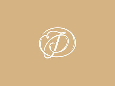 Monogram PD calligraphy elegant lettering logo logotype minimalism monogram pd type typography