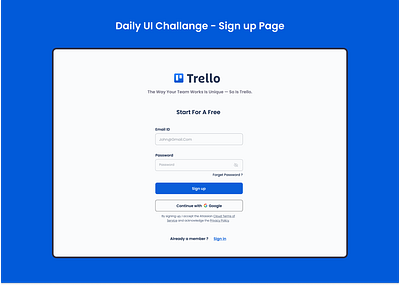 Page DesifSign up branding creative daily ui ui uidesign ux