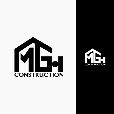 Logo Design for MGI Construction brand identity branding commission construction design freelance work graphic design house logo logo design logo design branding logo designer vector