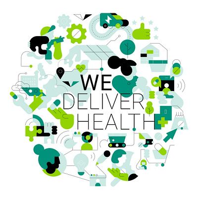 We Deliver Health care doctor drugstore health medical medicine pharmacy phoenix pill wellbeing
