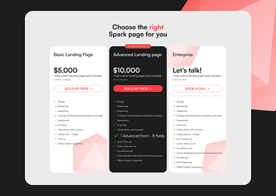 Pricing page concept | Marketing landing page agency branding concept dailyui design desktop digital marketing home page illustration inspiration landing page layout marketing packages plans price pricing pricing page subscription ui