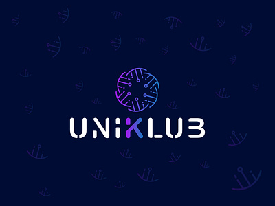 Uniklub app logo brand identity brand logo branding business logo company logo creative logo professional logo startup logo tech company logo tech logo technology logo unique logo