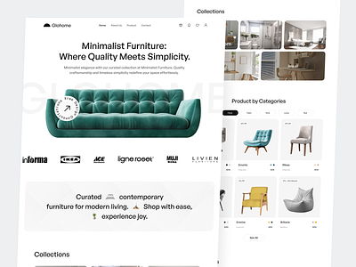 Glohome - Furniture Commerce Landing Page home ownership