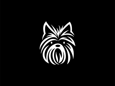Yorkshire Terrier Logo branding cute design dog emblem icon identity illustration k9 logo mark mascot pet puppy sports symbol terrier vector vet yorkshire