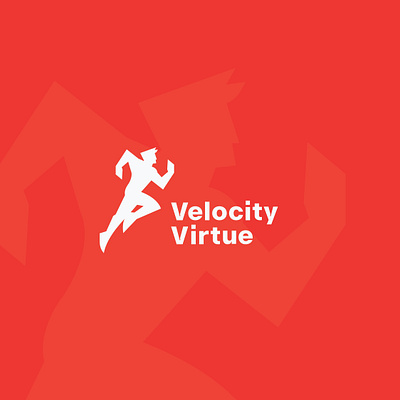 Velocity Virtue - SportsWear apparel logo clothing brand logo sports logo sportswear branding sportswear logo velocity virtue brand logo