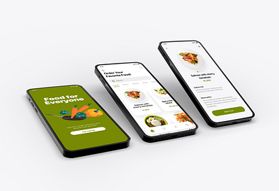 Food Delivery App- Mobile UI/UX 3d animation branding figma food food app food delivery food mobile app food order graphic design logo mobile app motion graphics order food ui uiux