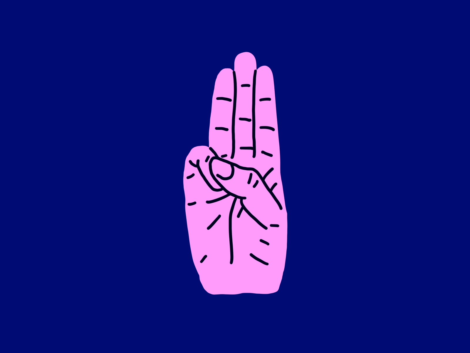 I swear hand illustration procreate swear
