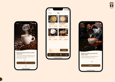 Coffee Mobile UI ui