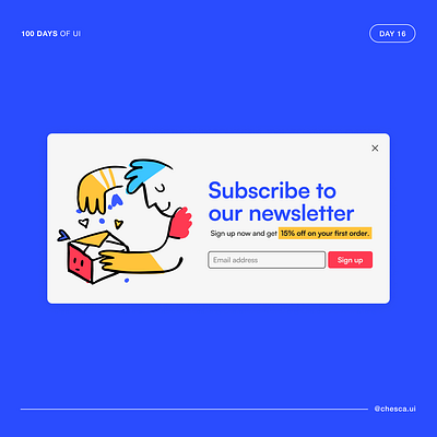 DailyUI: Day 16 - Pop-up overlay dailyui graphic design ui ui design user interface design web design