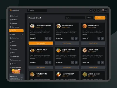 POS: PoshPointHub Software concept (Products Brand Page) animation branding crm dashboard dashboard design dashboard ui logo product design saas ui ui design uiux design user experience user interface design ux we webdesign website website design
