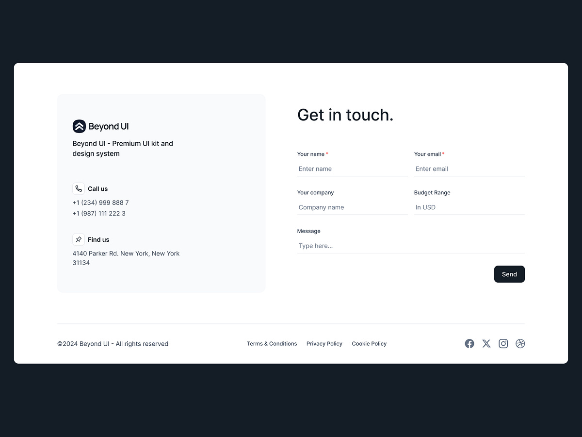 Footer UI designs, themes, templates and downloadable graphic elements ...