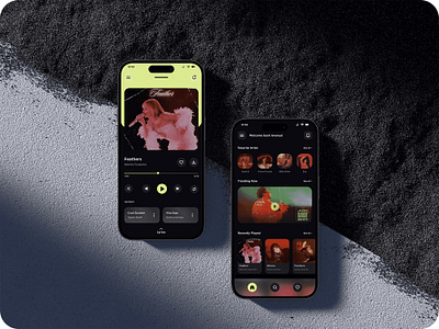 UI Design - Music App app music music app spotify