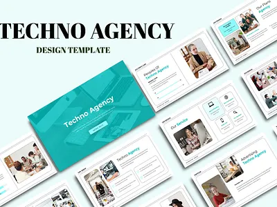 Techno Agency agency branding brosure bussines computer designer magazine majalah menu microsoff powerpoint resume technology template