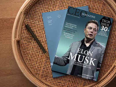 Magazine cover a4 book branding design designing education elonmusk graphic design logo magazine cover photoshop poster print text typography