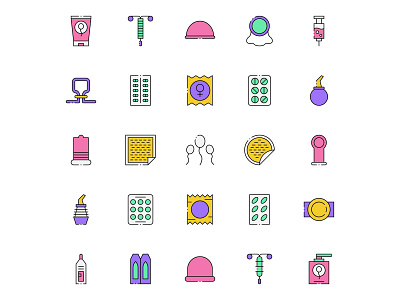 Contraceptive Methods Icons contraceptive methods free download free icons freebie icon design icons download vector icons