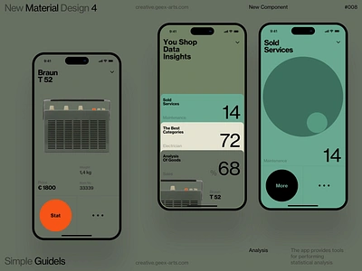 Analytics book branding design illustration interface news slide ui web