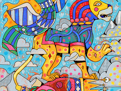 In the air art artwork book childish cubisme design dessin drawing ediition geometric graphic graphic design handmade illustration ipad paint procreate yoaz