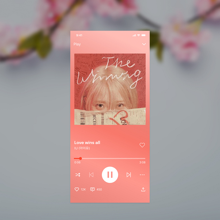 Music app design by June on Dribbble