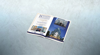 The Higgins Hotel & Conference Center Projects advertising branding brochures graphic design magazine ads marketing media material design menus newspaper ads print ads promotional materials rack cards trifold brochures