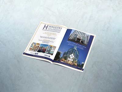 The Higgins Hotel & Conference Center Projects advertising branding brochures graphic design magazine ads marketing media material design menus newspaper ads print ads promotional materials rack cards trifold brochures