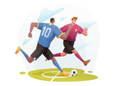 World Cup Match Illustration free illustration free vector freebie illustration world cup world cup illustration