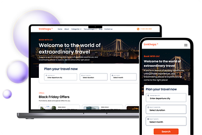 TrekHopes: Embark on journeys reimagined, where every step is a branding mobileapp ui uiux ux webdesign website