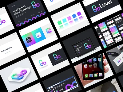 Luwi Visual Branding identity, logo design, branding brand identity brand identity design brand identity designer branding and identity colorful logo ecommerce gradient logo identity designer infinity logo l letter logo logo design logo designer logo for sale logo mark symbol modern logo sass logo software company startup marketing tech futurist tech technology