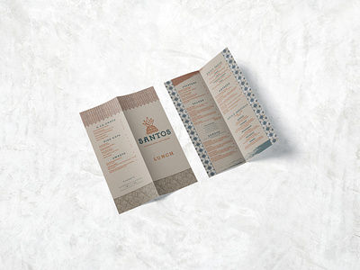 Santos Restaurant Projects bar menu design branding graphic design menus promotional design restaurant menu design social media campaign website design